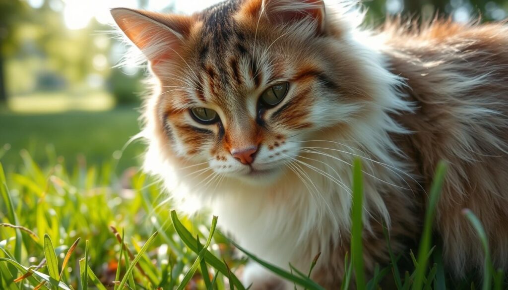 Pilzinfektion bei einer Katze