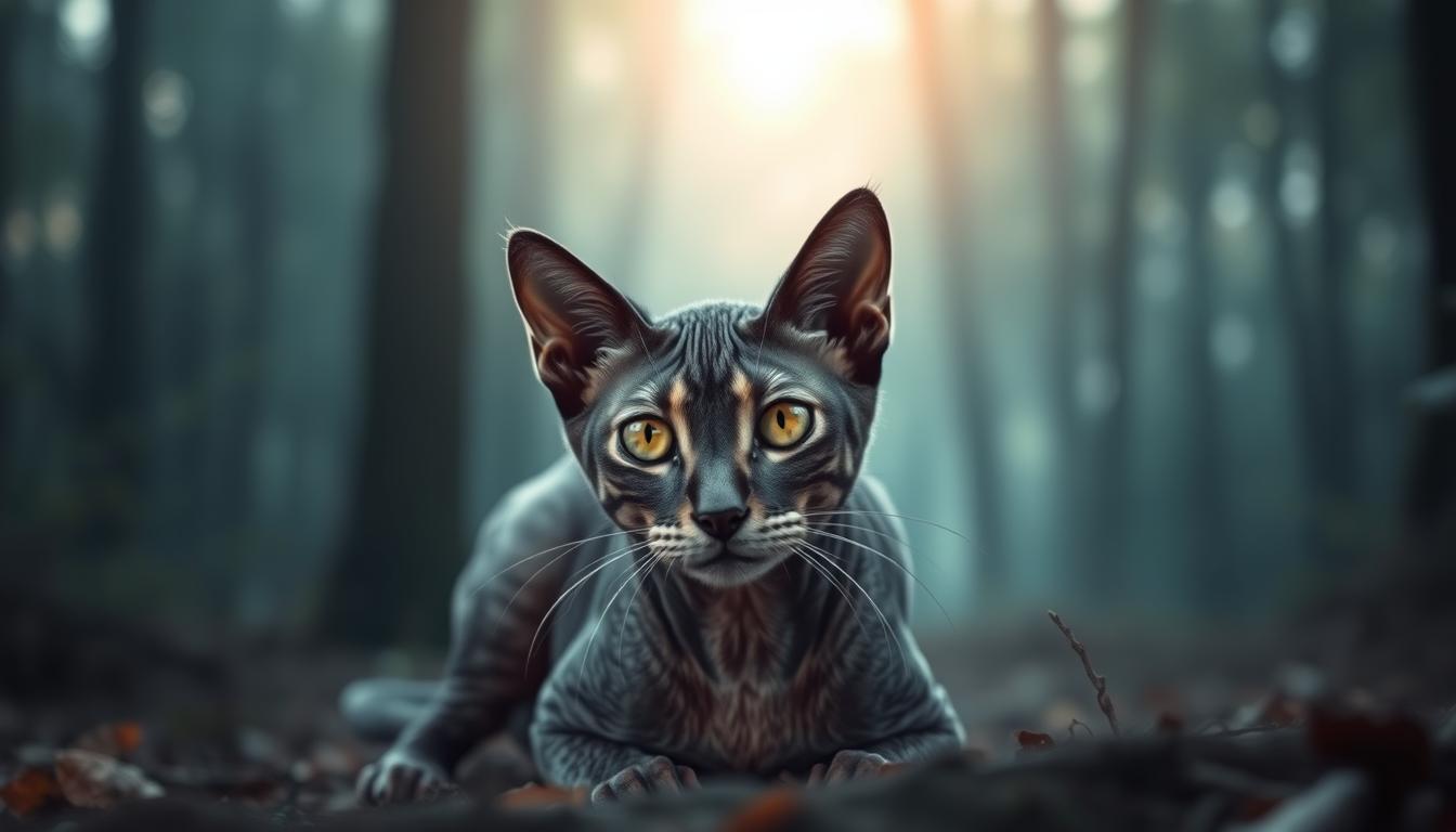 Katzenrasse Lykoi   Werwolf-Katze