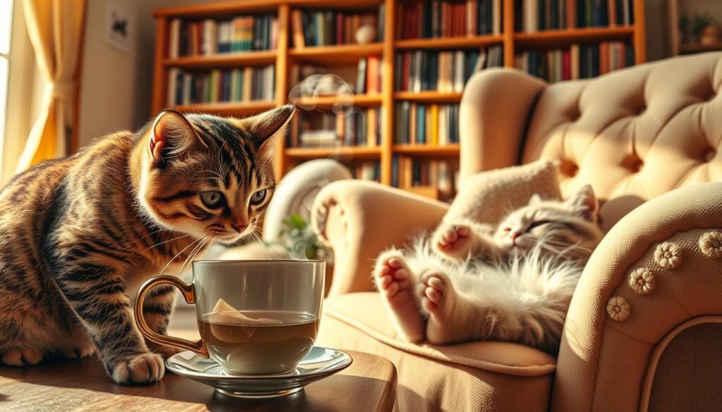 Katzenminze Tee Wirkung auf Katzen