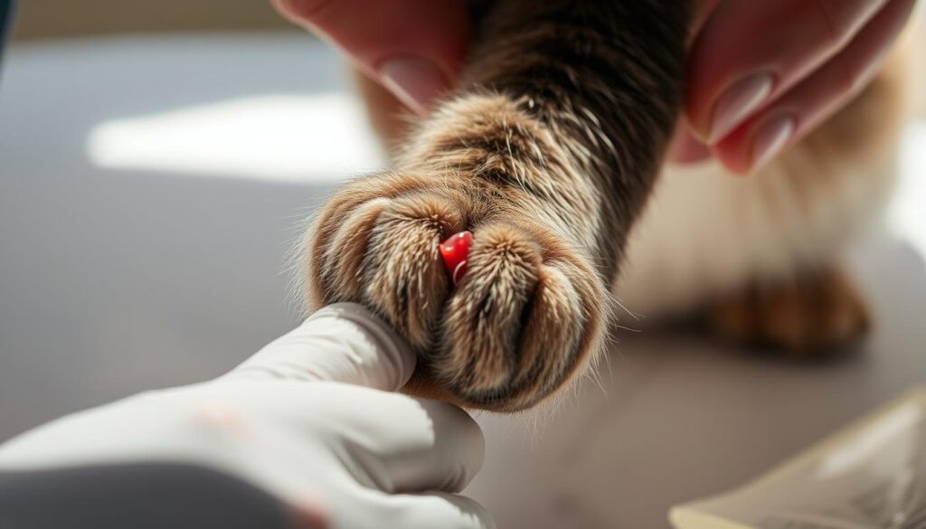 Wundreinigung und Wundpflege bei Katzen