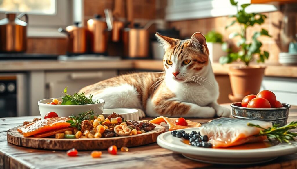 hochwertige Ernährung zur Wundheilung bei Katzen