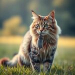 katze bringt maus