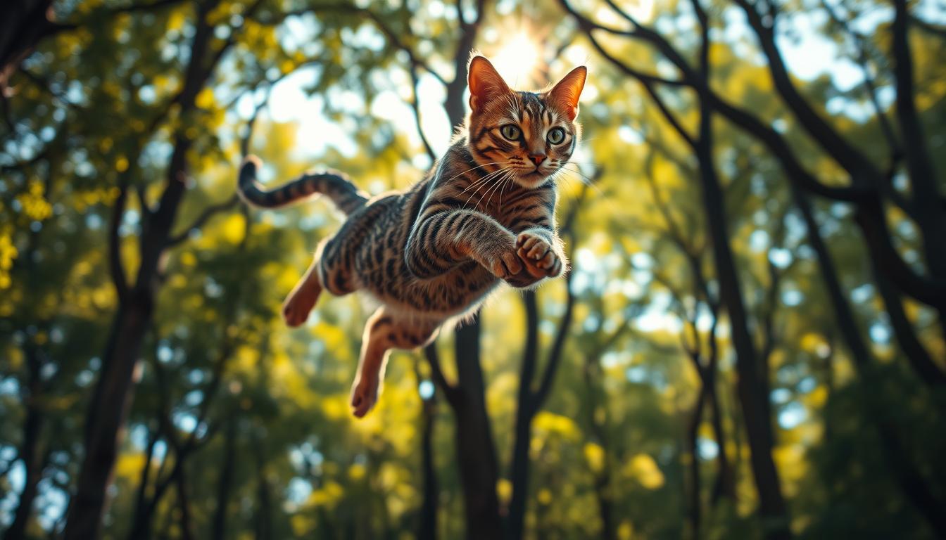 wie hoch können katzen springen