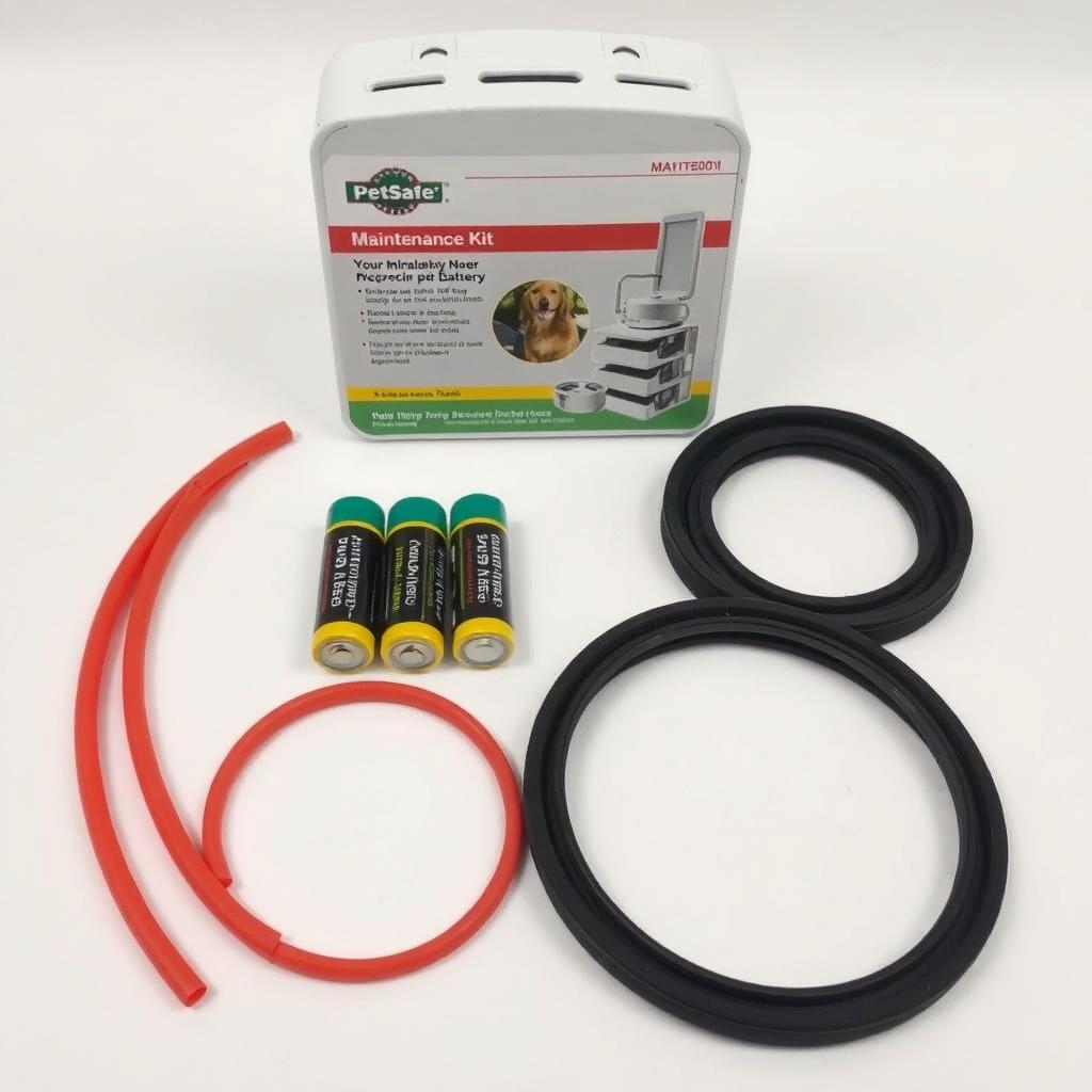 Ersatzbatterien und Dichtungsset für die PetSafe Haustierklappe mit Mauserkennung